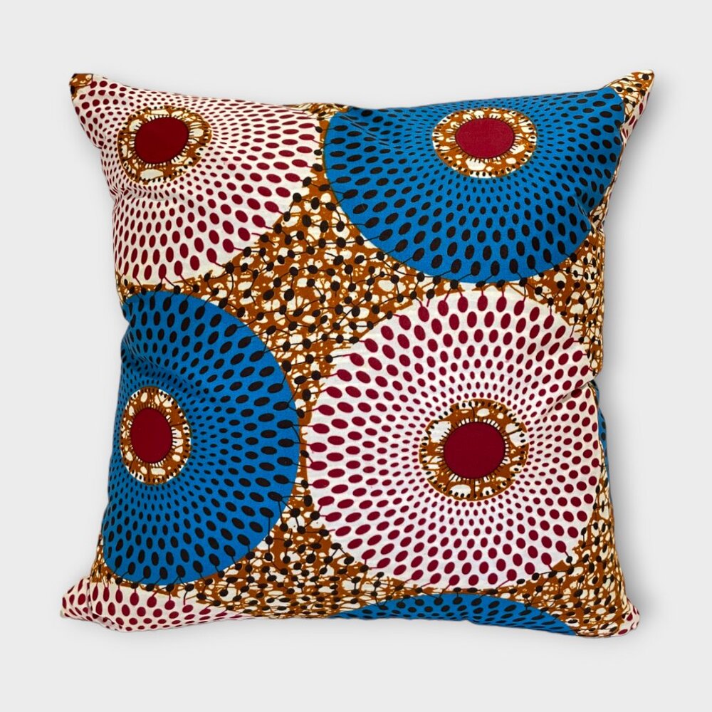 African wax pillow CIRLES (Ankara)